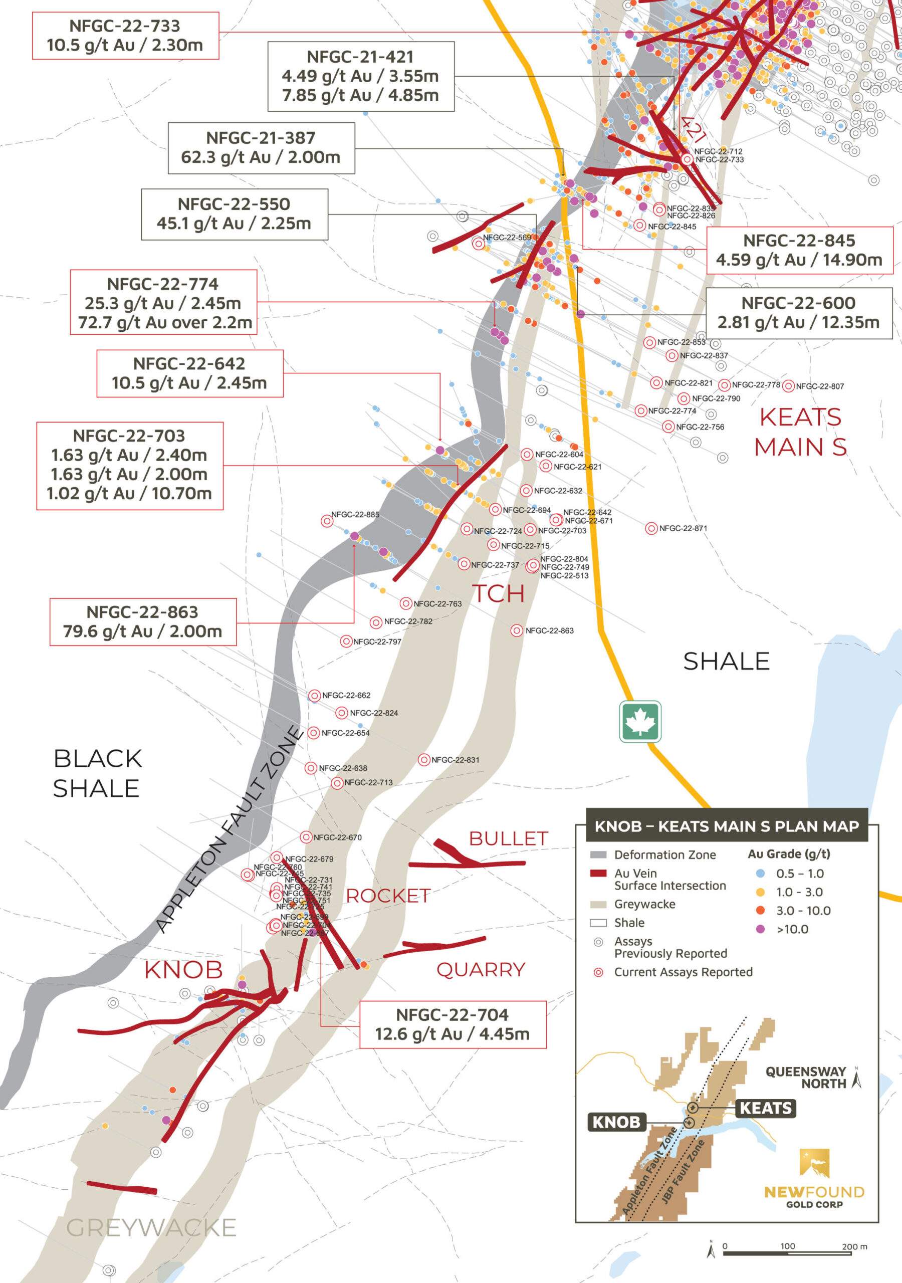 Figure 4. Knob – Keats Main Zone South Plan Map Scaled